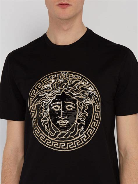 versace medusa tshirt|versace medusa shirt men's uk.